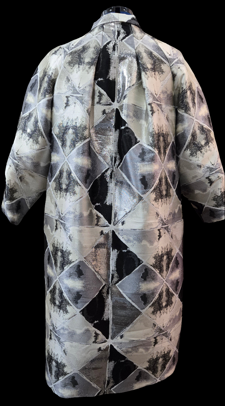 Brocade overcoat