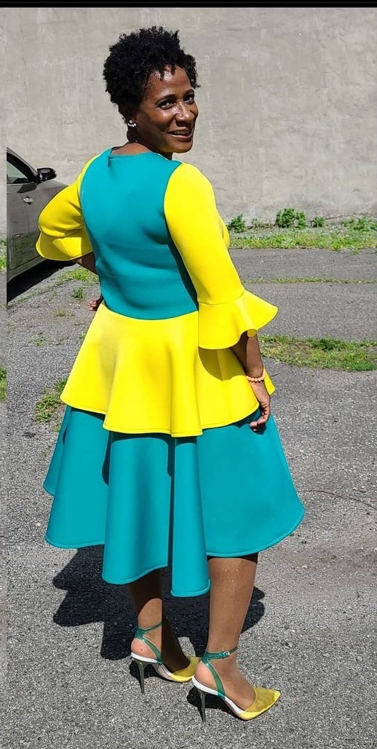Double skirt dress
