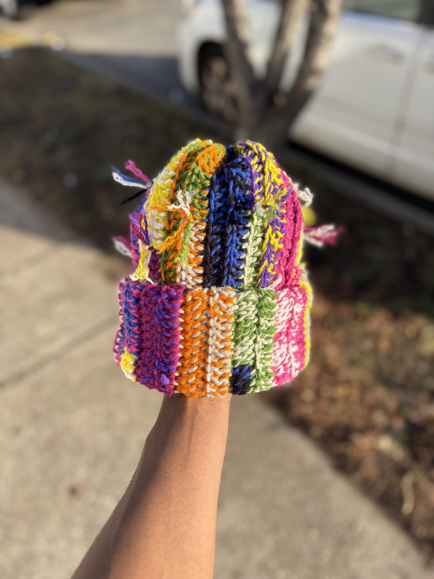 CHUNKY COZY CROWN BEANIE | MULTICOLOR