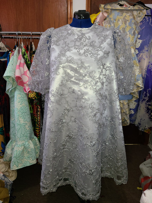 Puff Sleeve Lace Dress